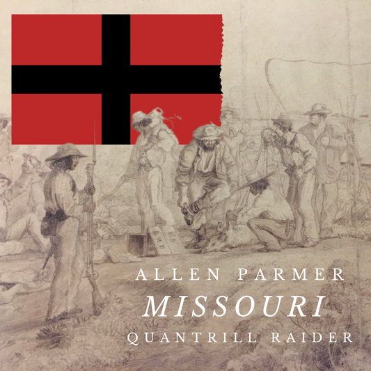 Quantrill Partisan Rangers - Allen Hazard Parmer Flag