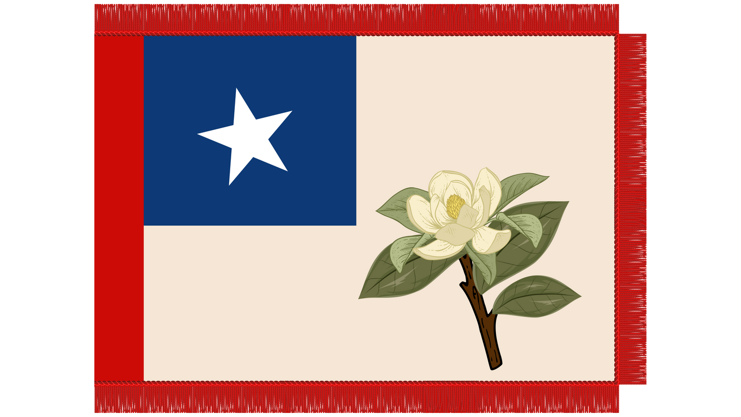 3rd Mississippi Infantry Flag Stickers