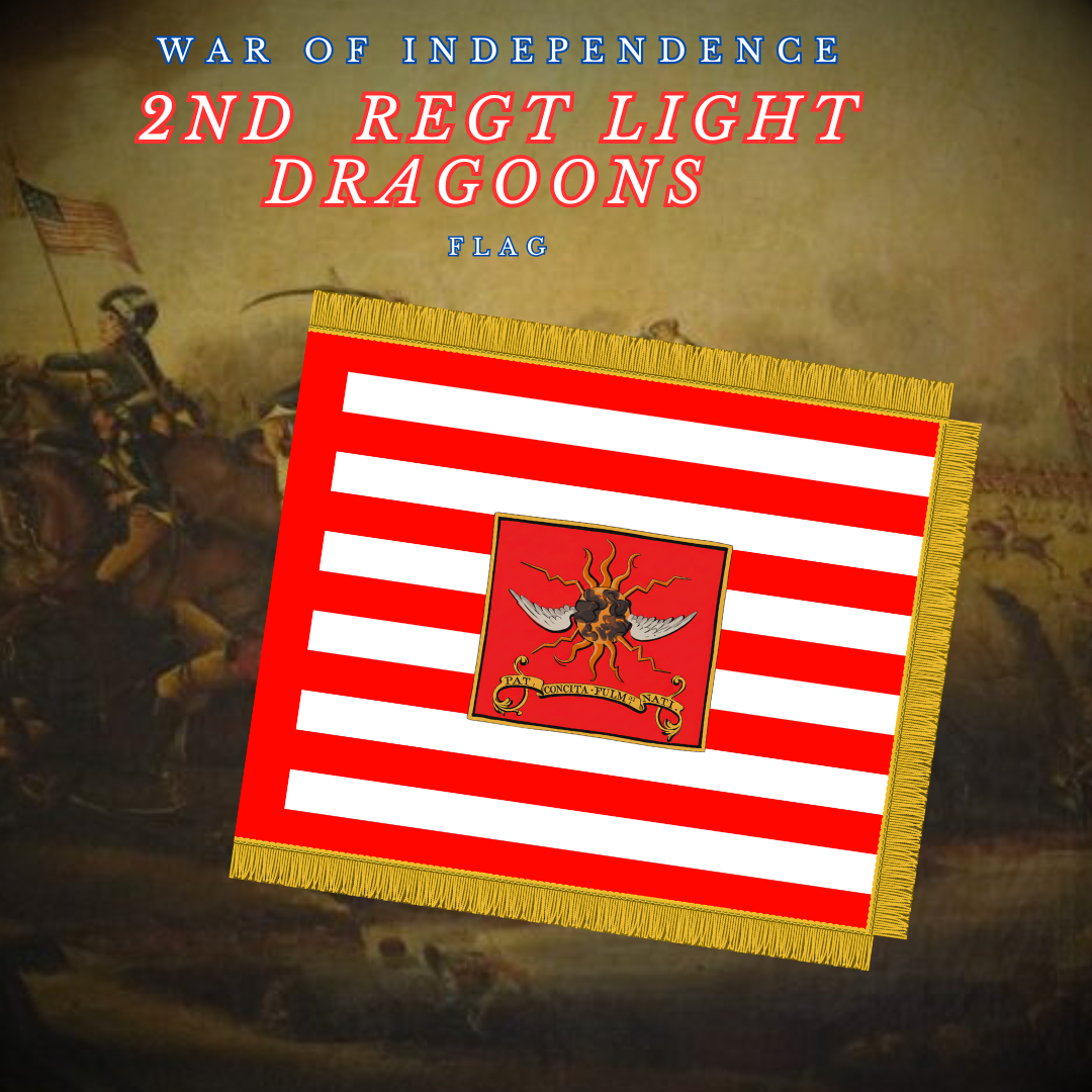 2nd Continental Light Dragoons 1779 Flag