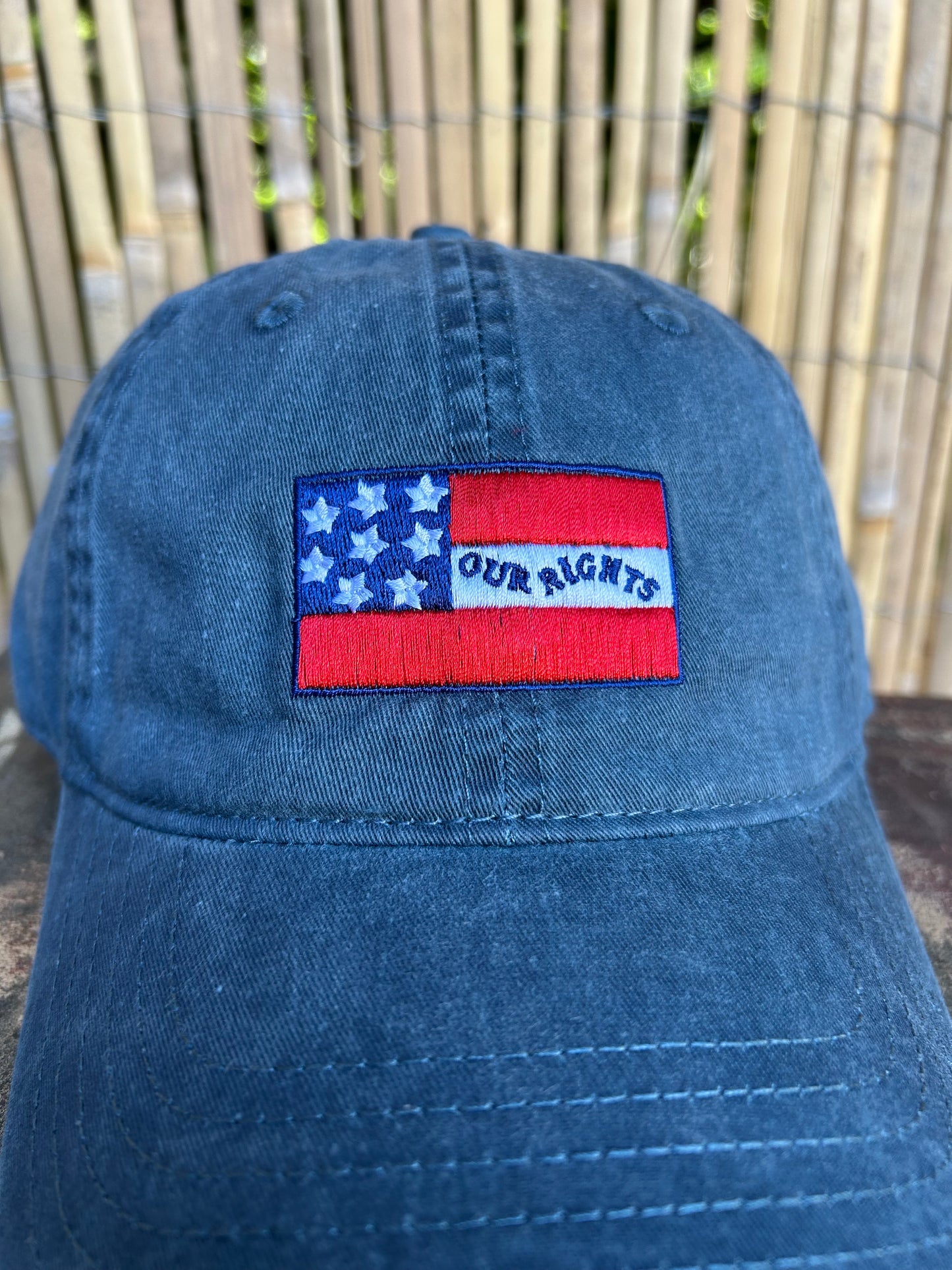 "Our Rights" 12th Louisiana Infantry Flag Cap