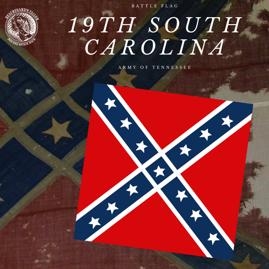 19th South Carolina Flag Sticker