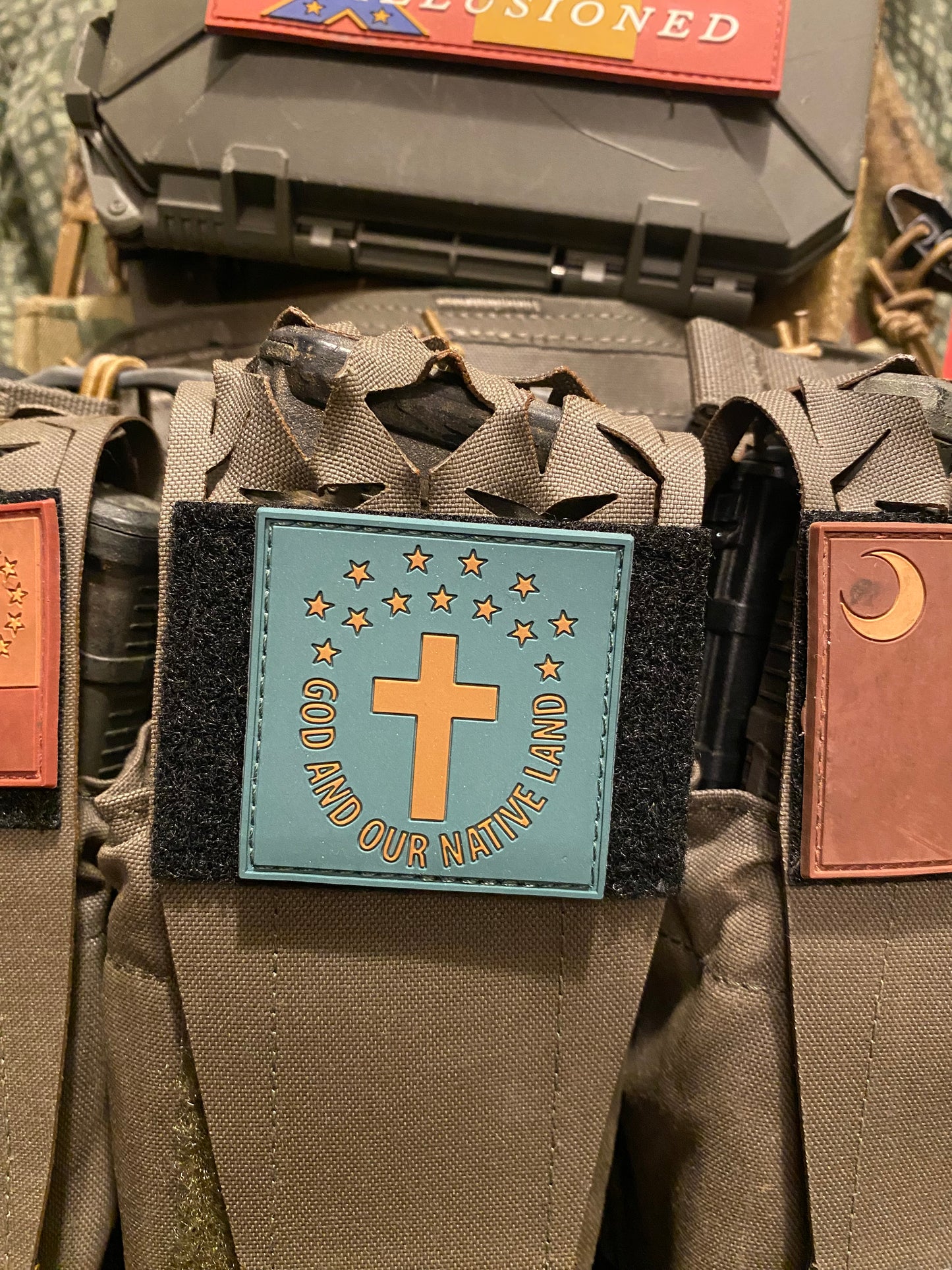 "God and Our Native Land" PVC Morale Patch