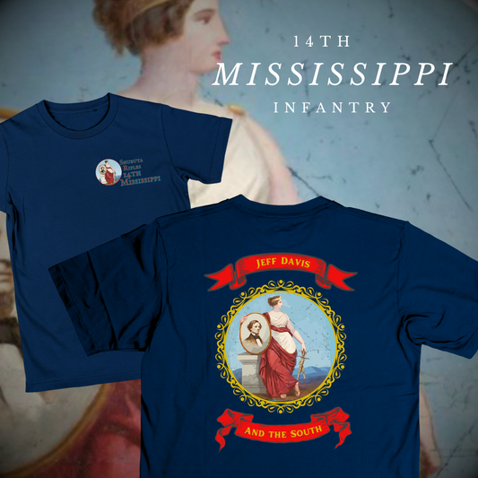 4th Mississippi Infantry - Company A - Shubuta Rifles Flag Shirt