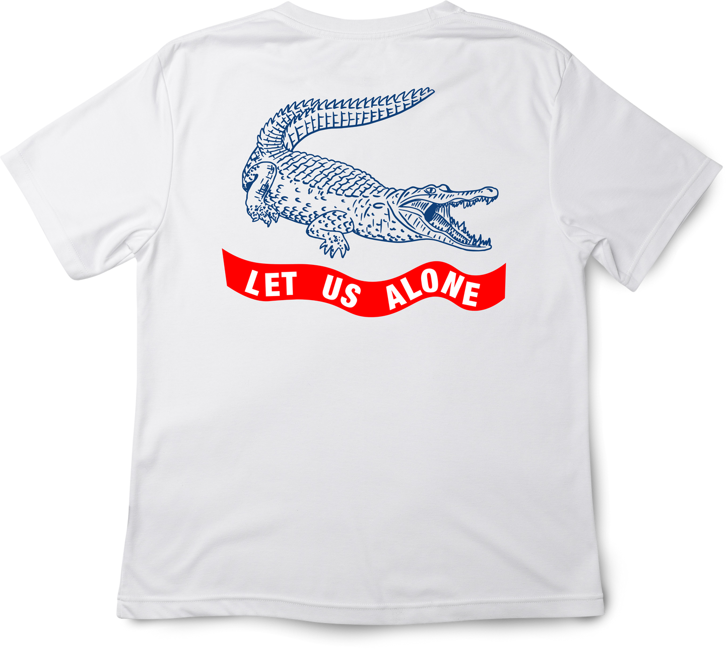 "Let us alone" Florida Alligator Shirt