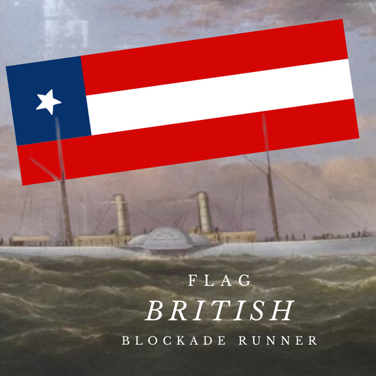 British Blockade Runner - William Flag Stickers