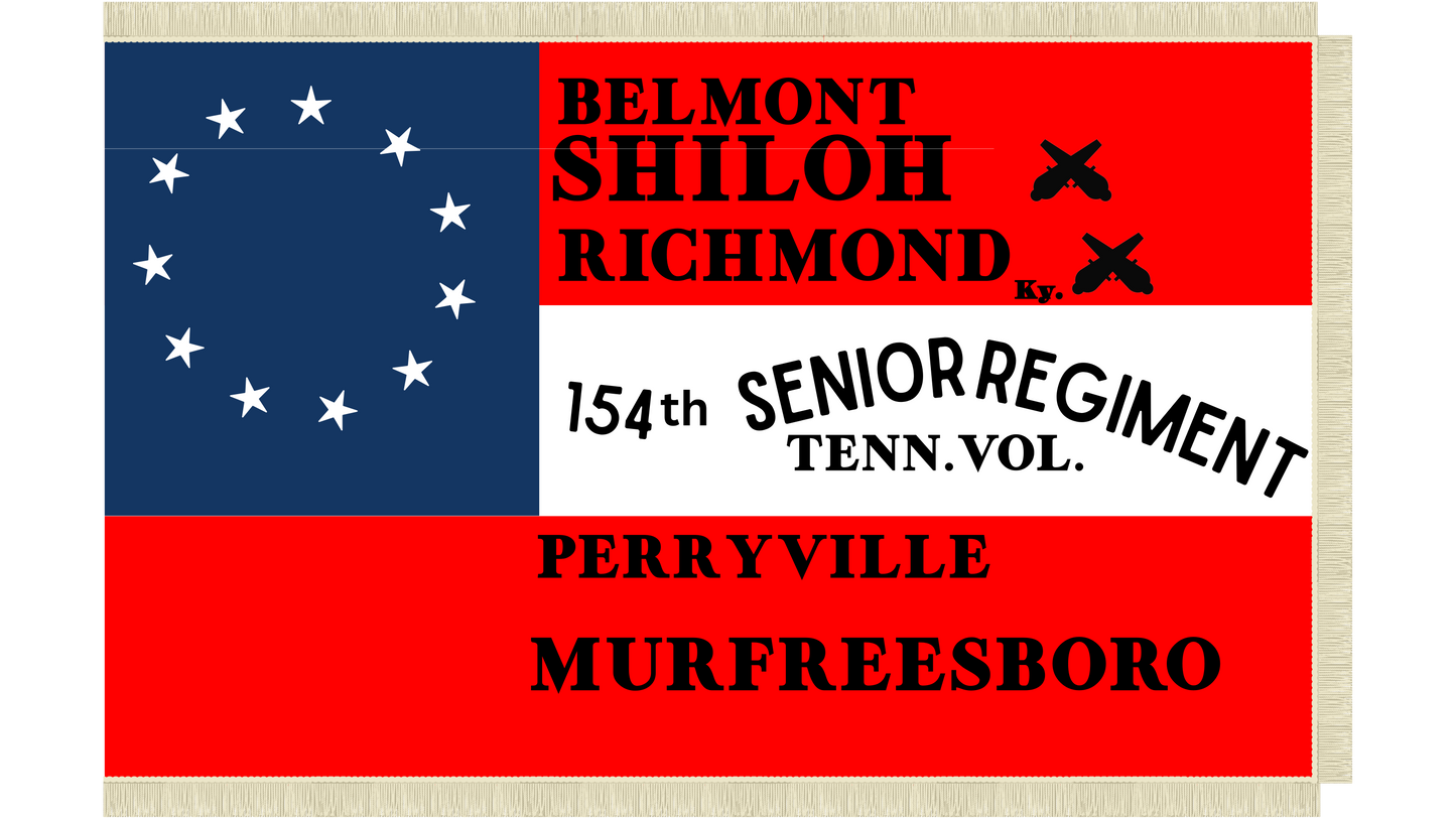 154th Senior Regiment Tennessee Volunteers Flag