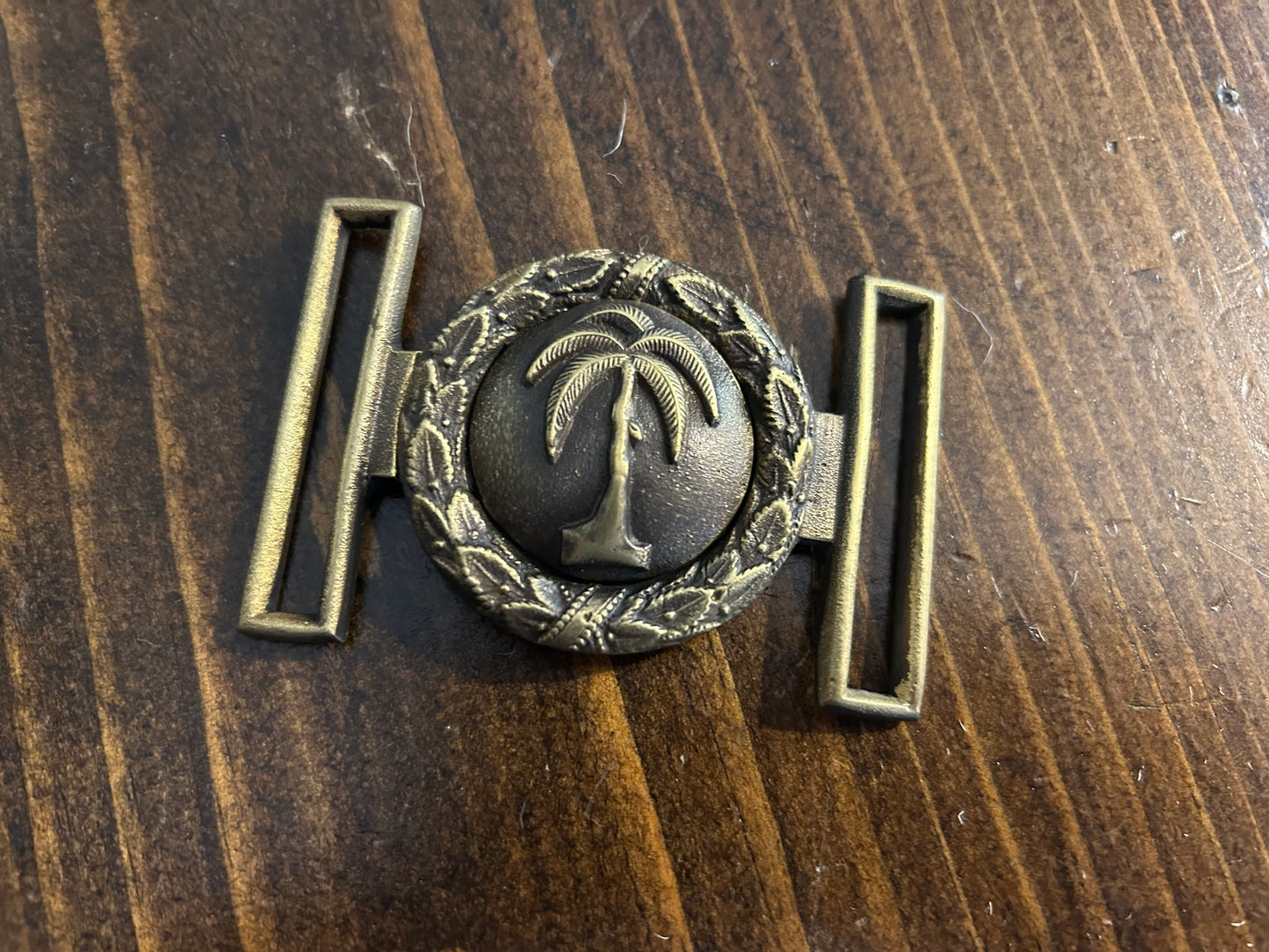 South Carolina State Spoon Buckle - Parsely Brass