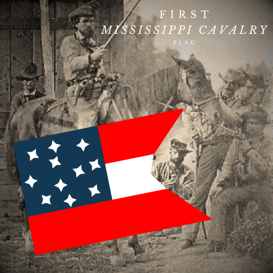 1st Mississippi Cavalry Guidon Stickers