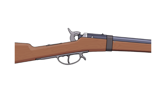 Confederate Converted M1819 Hall Rifle Stickers/Magnet