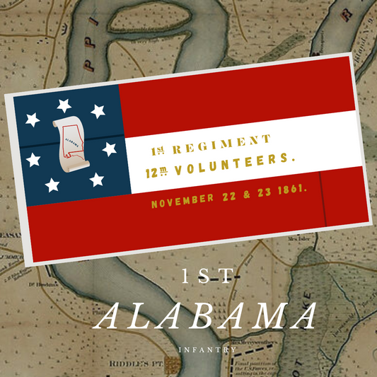 1st Alabama Infantry - Island 10 Flag Stickers