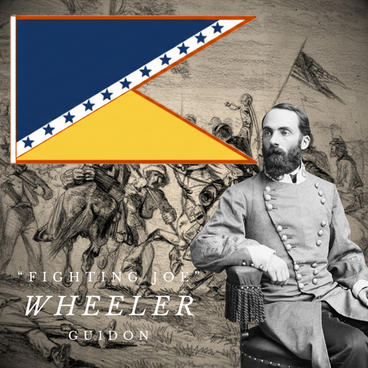 "Fighting Joe Wheeler" Cavalry Guidon Sticker/Magnet