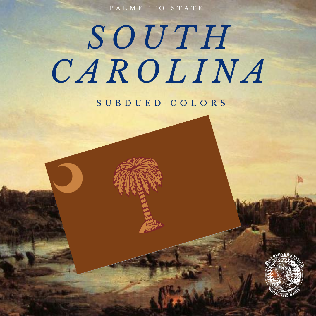 South Carolina Palmetto Republic Flag Sticker
