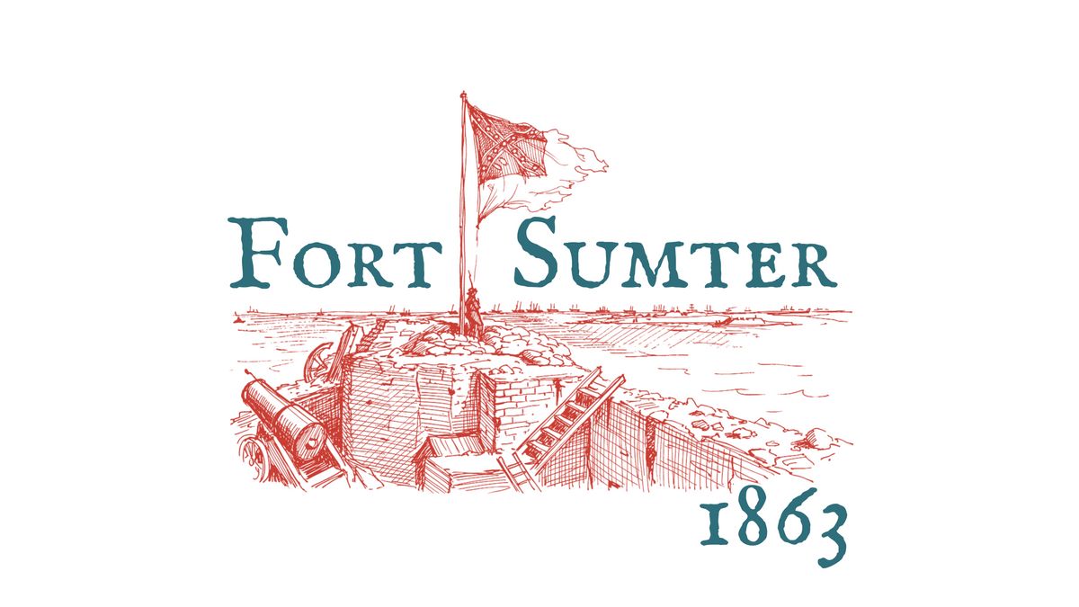 Fort Sumter 1863 Sticker/Magnet