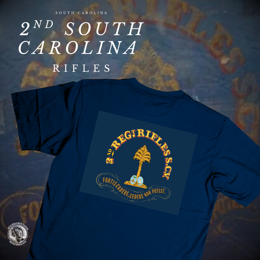 "The brave may fall, but cannot yield" 2nd South Carolina Rifles Shirt