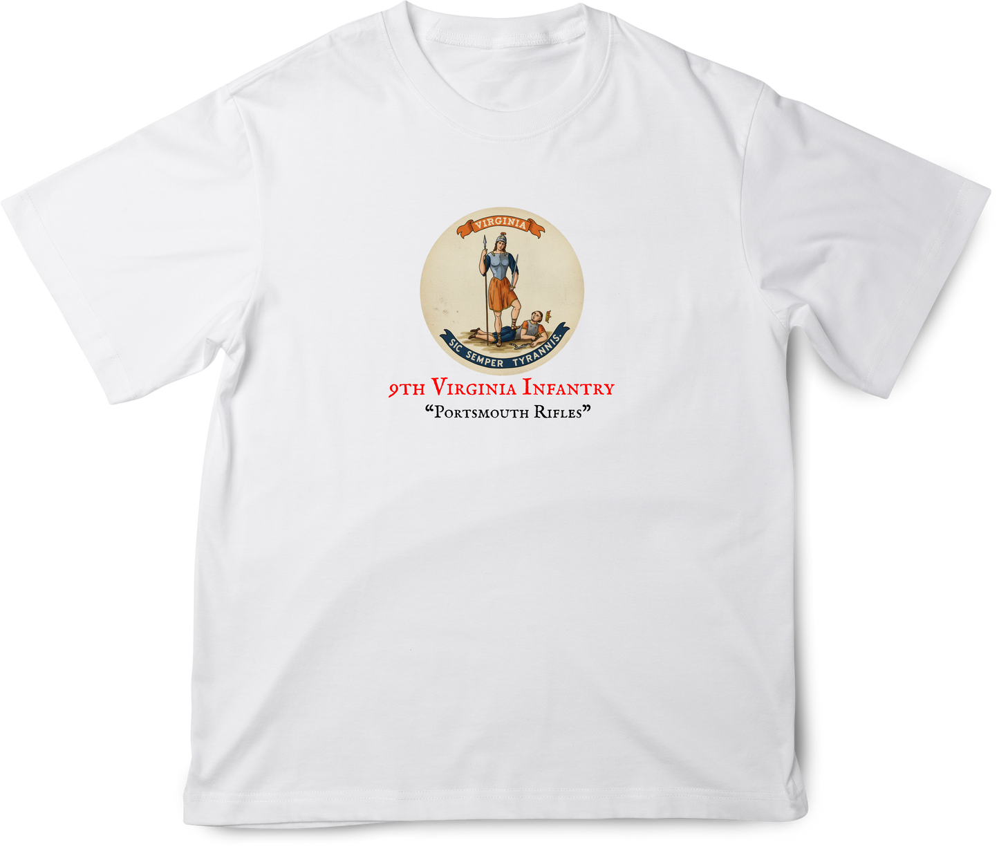 Portsmouth Rifles - Company G - 9th Virginia Infantry Flag Shirt