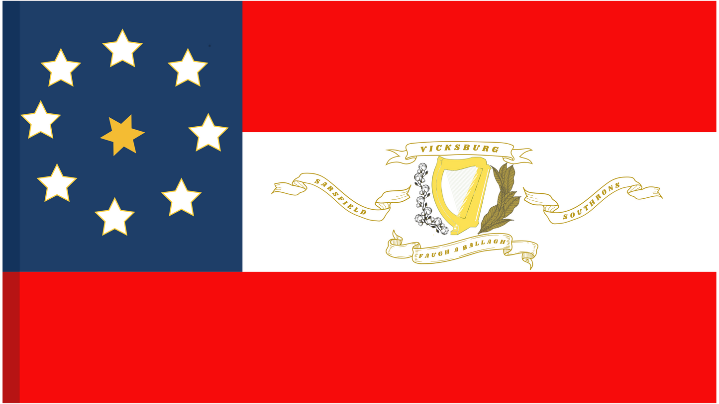 22nd Mississippi - Company C - Sarsfield Southrons - House Flag