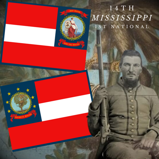 14th Mississippi Infantry - Company A - Shubuta Rifles Flag