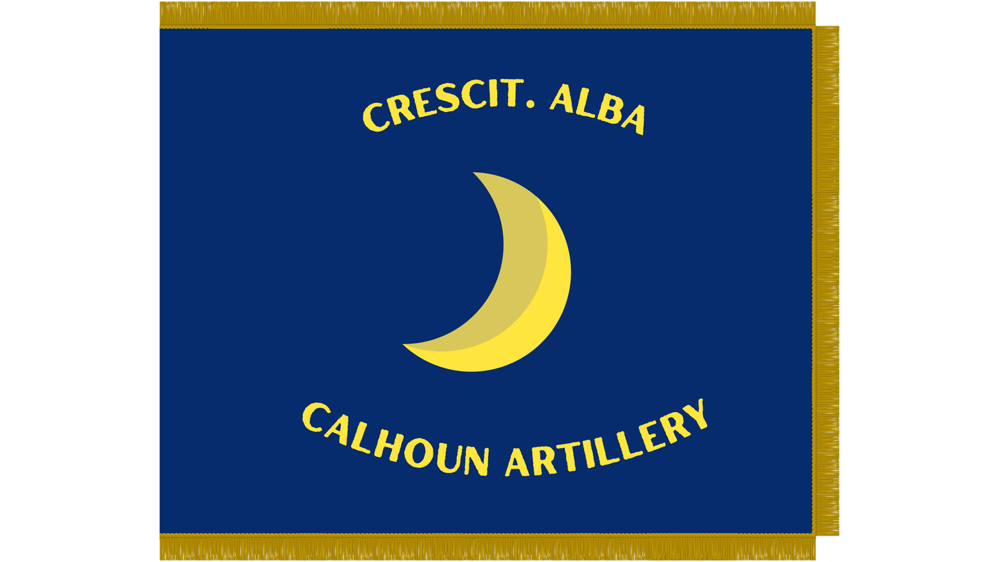 Calhoun Light Artillery Flag Stickers