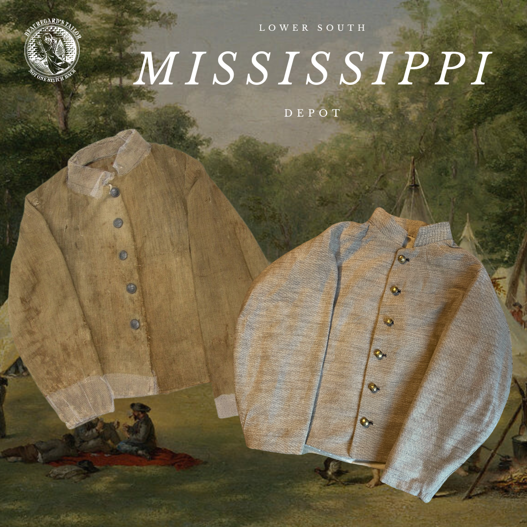 "Deep South" Mississippi Depot Jacket 1862-1863