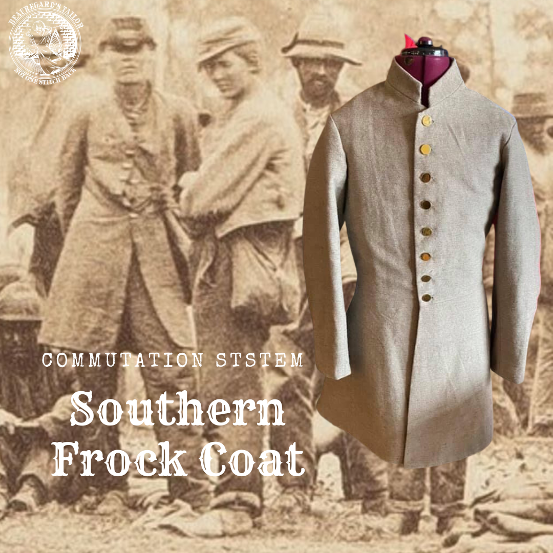 Commutation Frock Coat - Untrimmed – Beauregard's Tailor