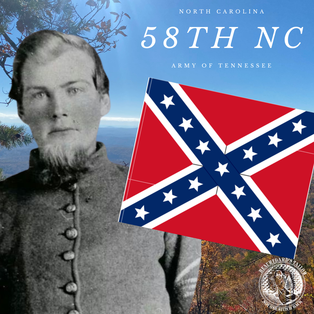58th North Carolina Troops House Flag