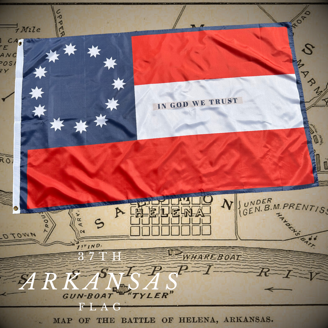 "In God We Trust" 37th Arkansas Flag