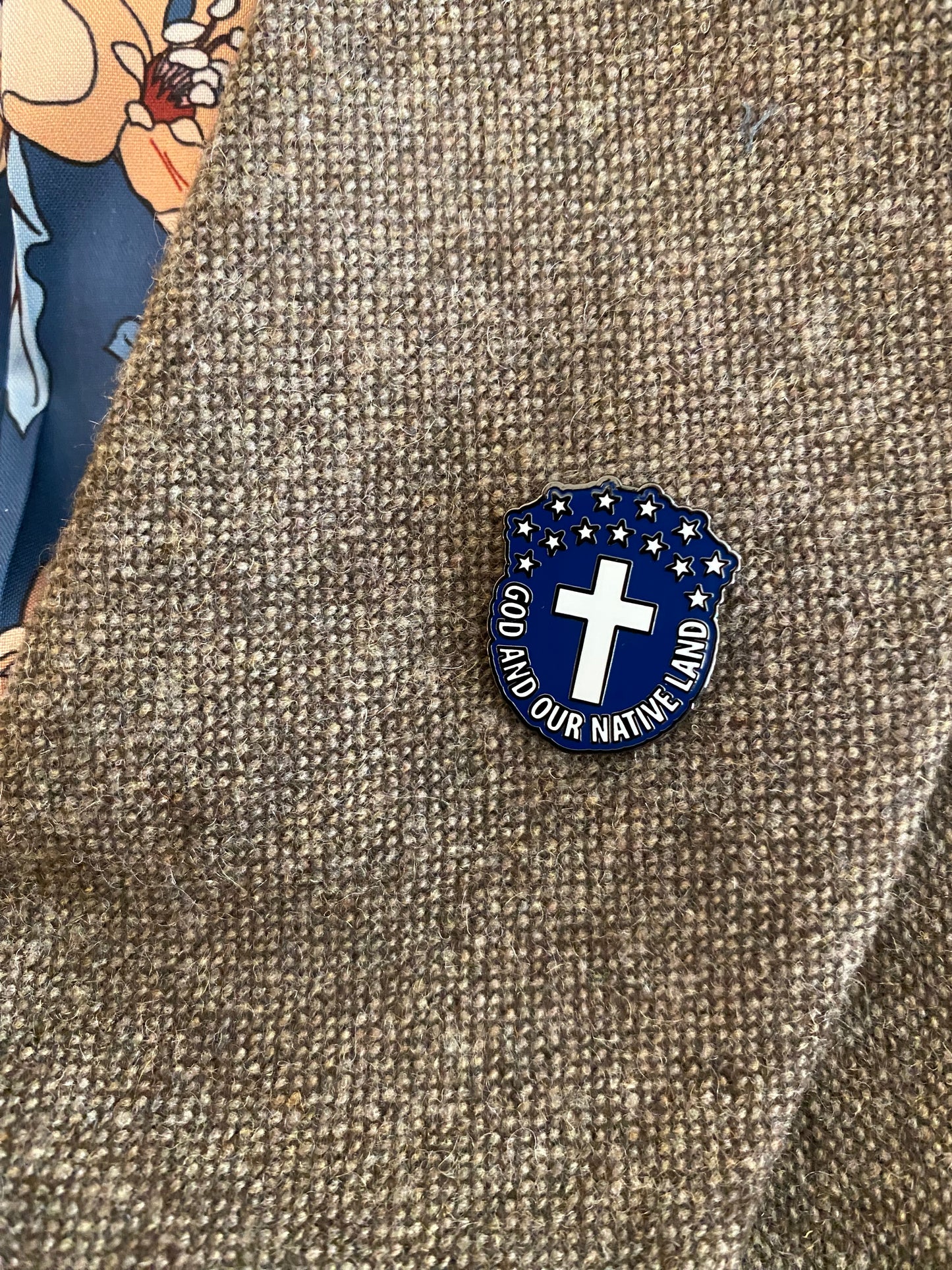 "For God and Our Native Land" - Alabama Lapel Pin