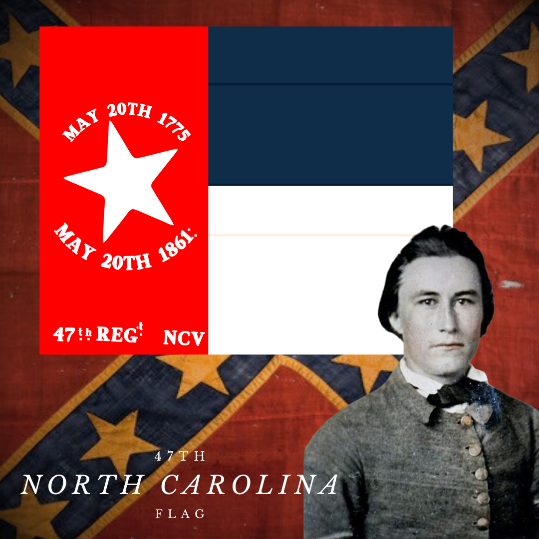 47th North Carolina State Flag Stickers/Magnets