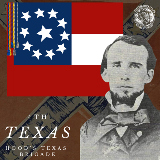 4th Texas Infantry 1st National  House Flag