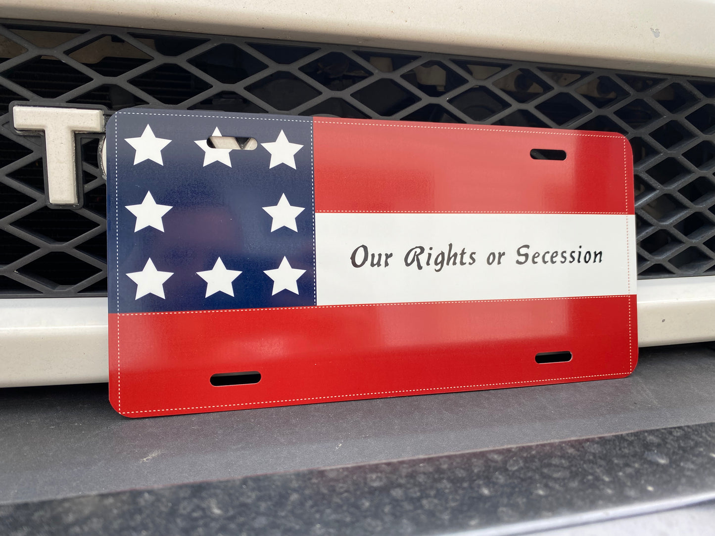 "Our Rights or Secession" Missouri Car Tag/Plate