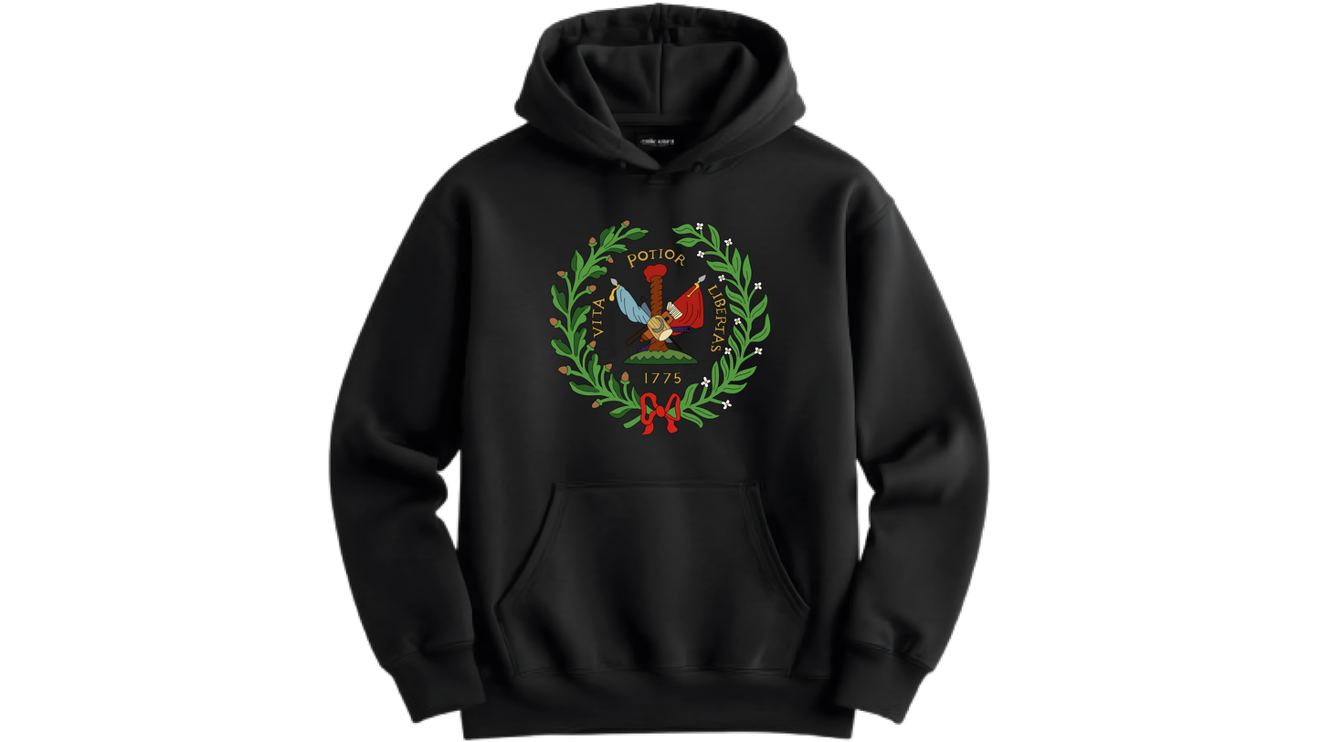 Liberty rather than life" - 2nd South Carolina Regiment Flag Hoodie