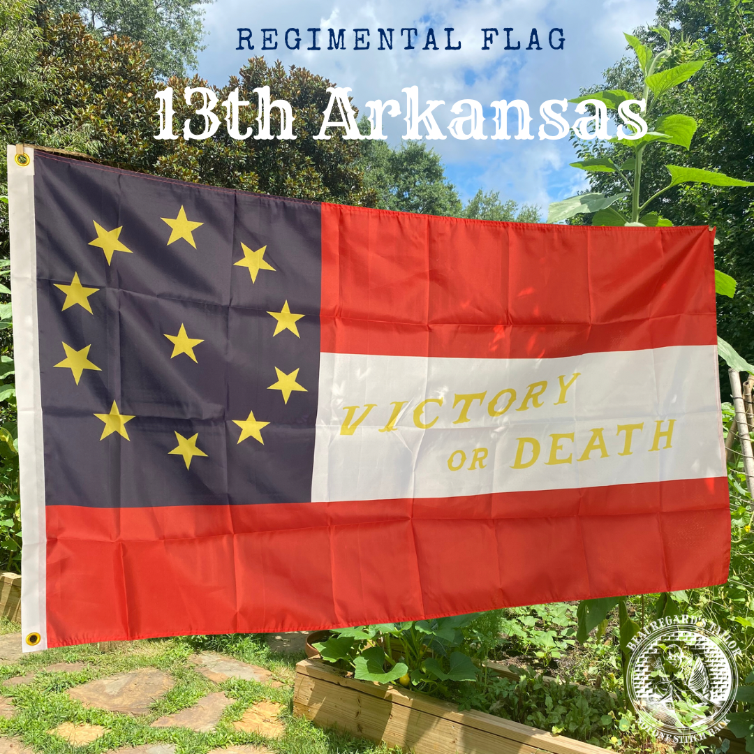 Victory or Death 13th Arkansas 1st National House Flag