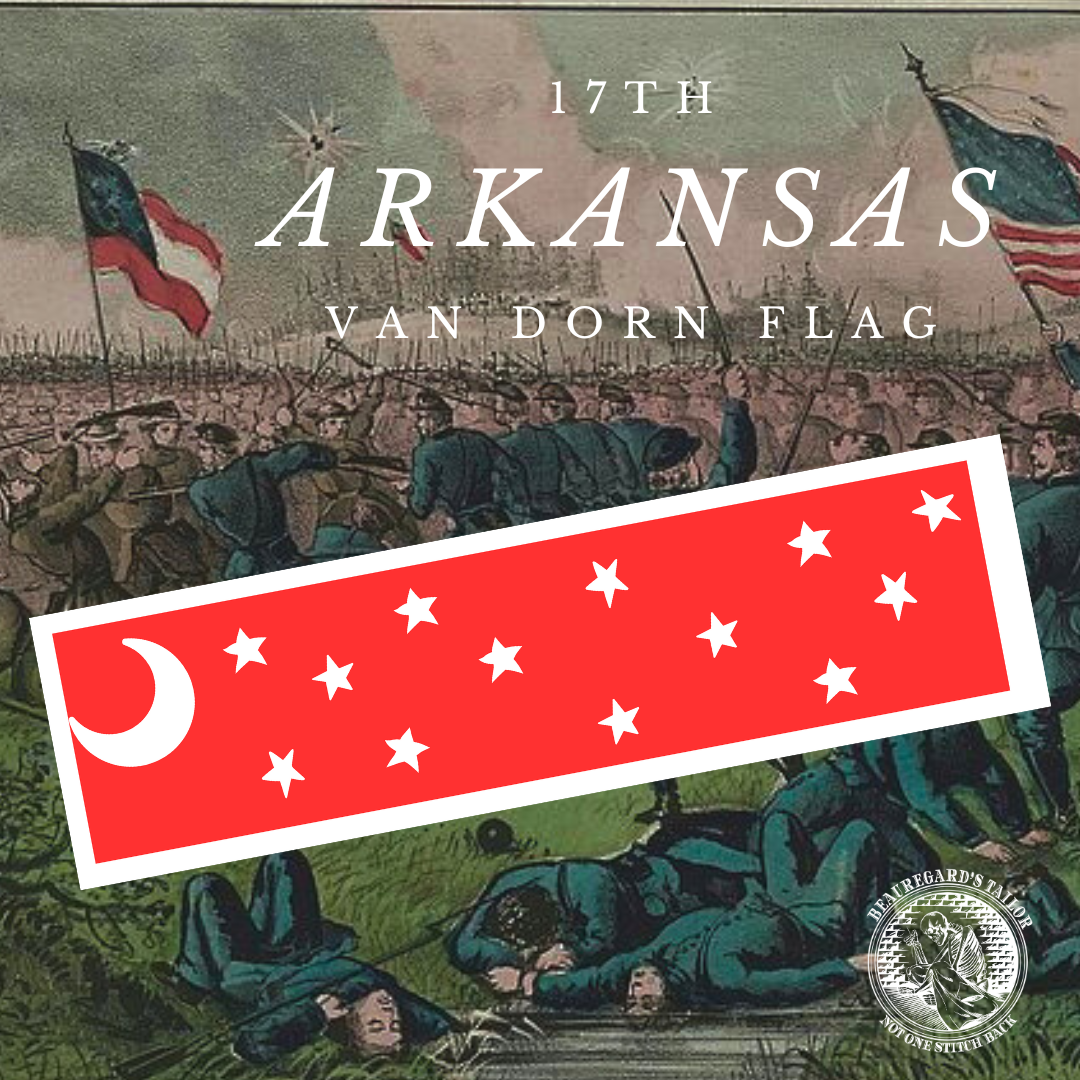 17th Arkansas Infantry Flag Stickers