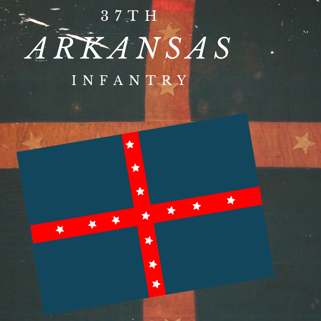 37th Arkansas Polk Flag Stickers/Magnet