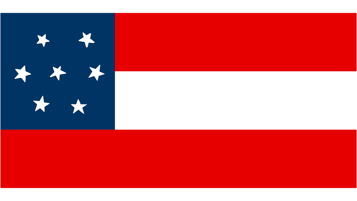 CSS Arkansas 1st National Flag Stickers