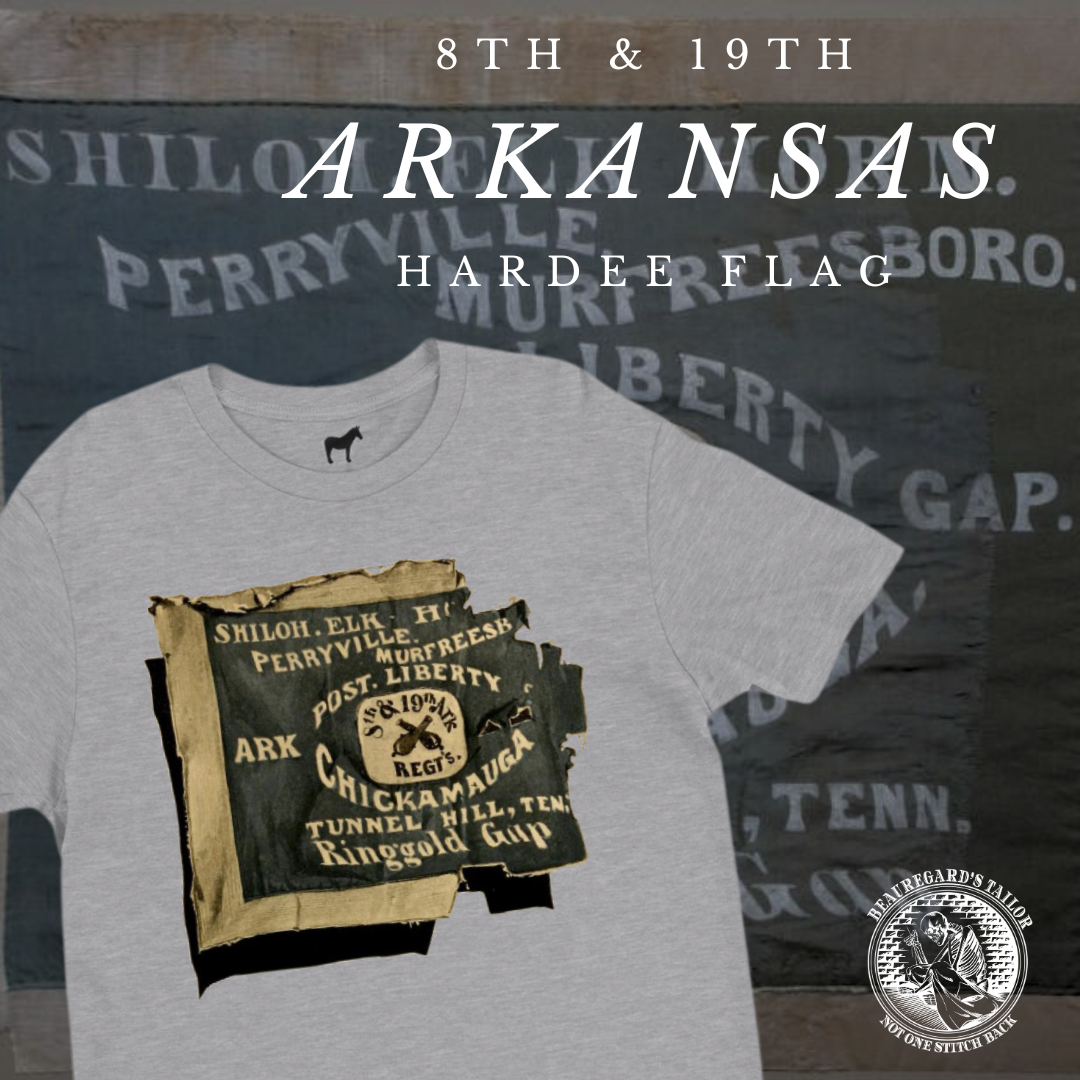 8th and 19th Arkansas Hardee Flag Shirt