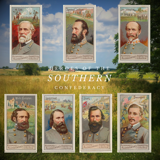 Richmond Virginia Allen & Ginter's Southern Generals Stickers