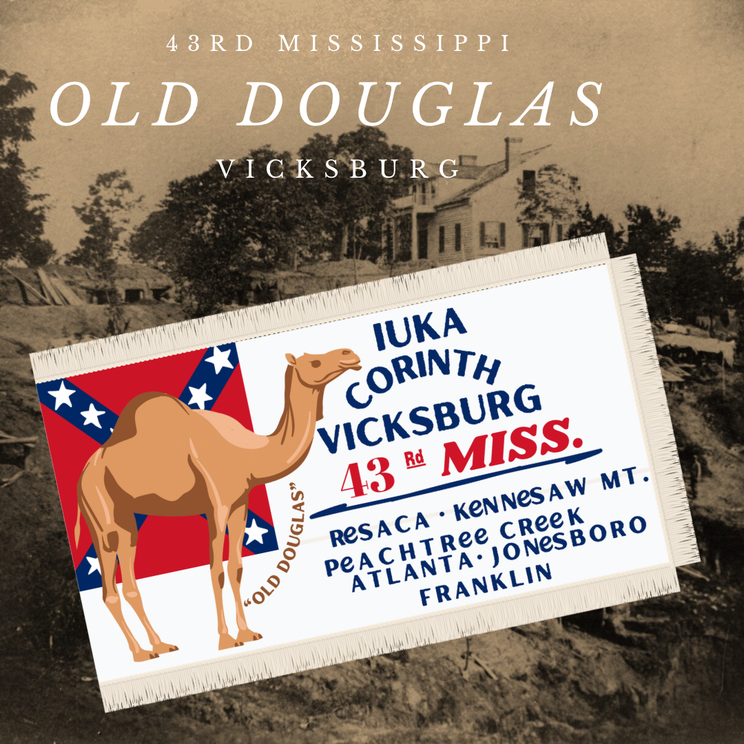 "Old Douglas" The Camel - 43rd Mississippi Regimental Mascot Stickers