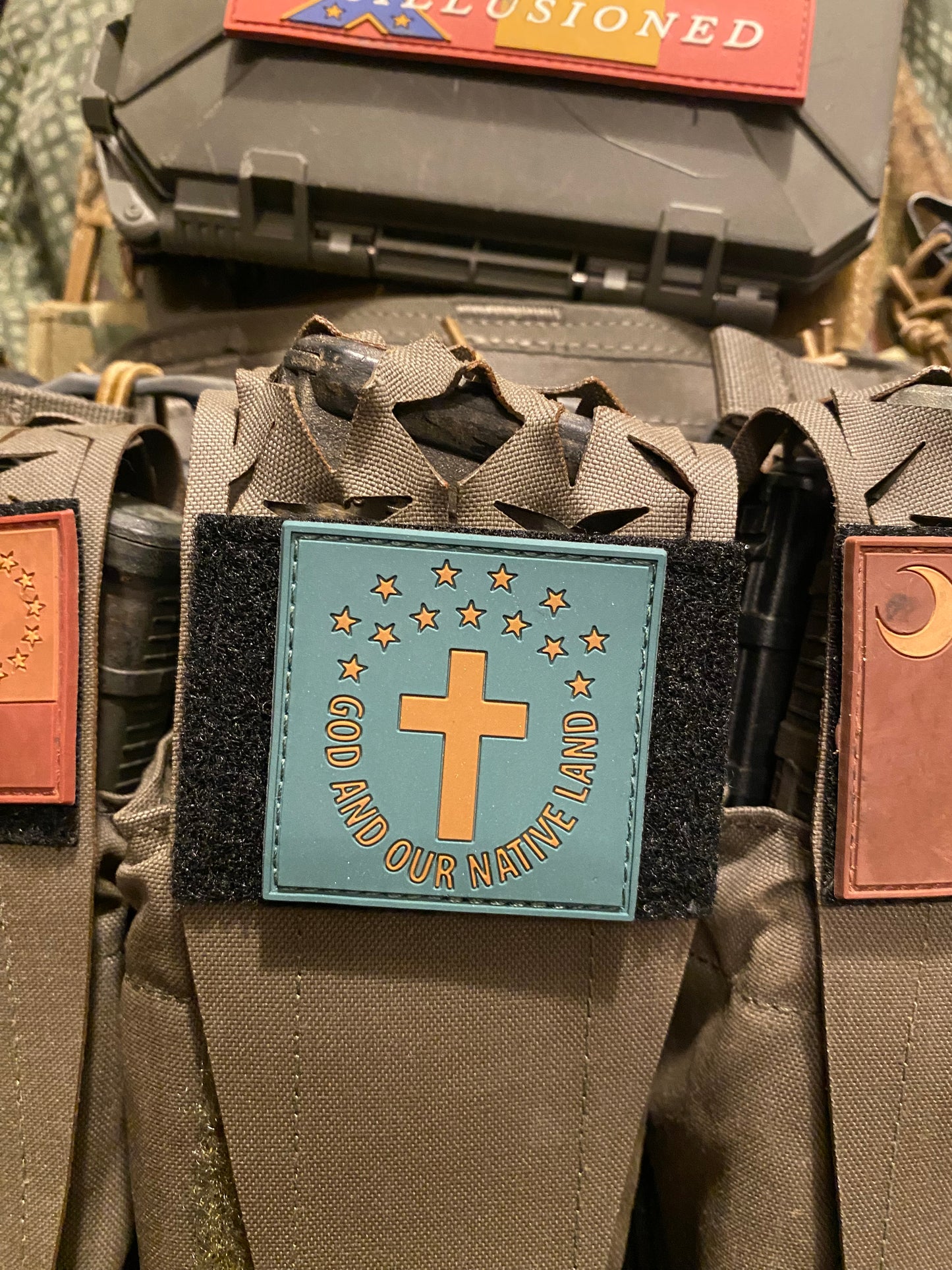 "God and Our Native Land" PVC Morale Patch