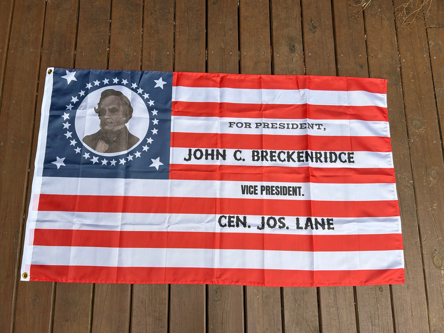 John C. Breckinridge 1860 Campaign Flag