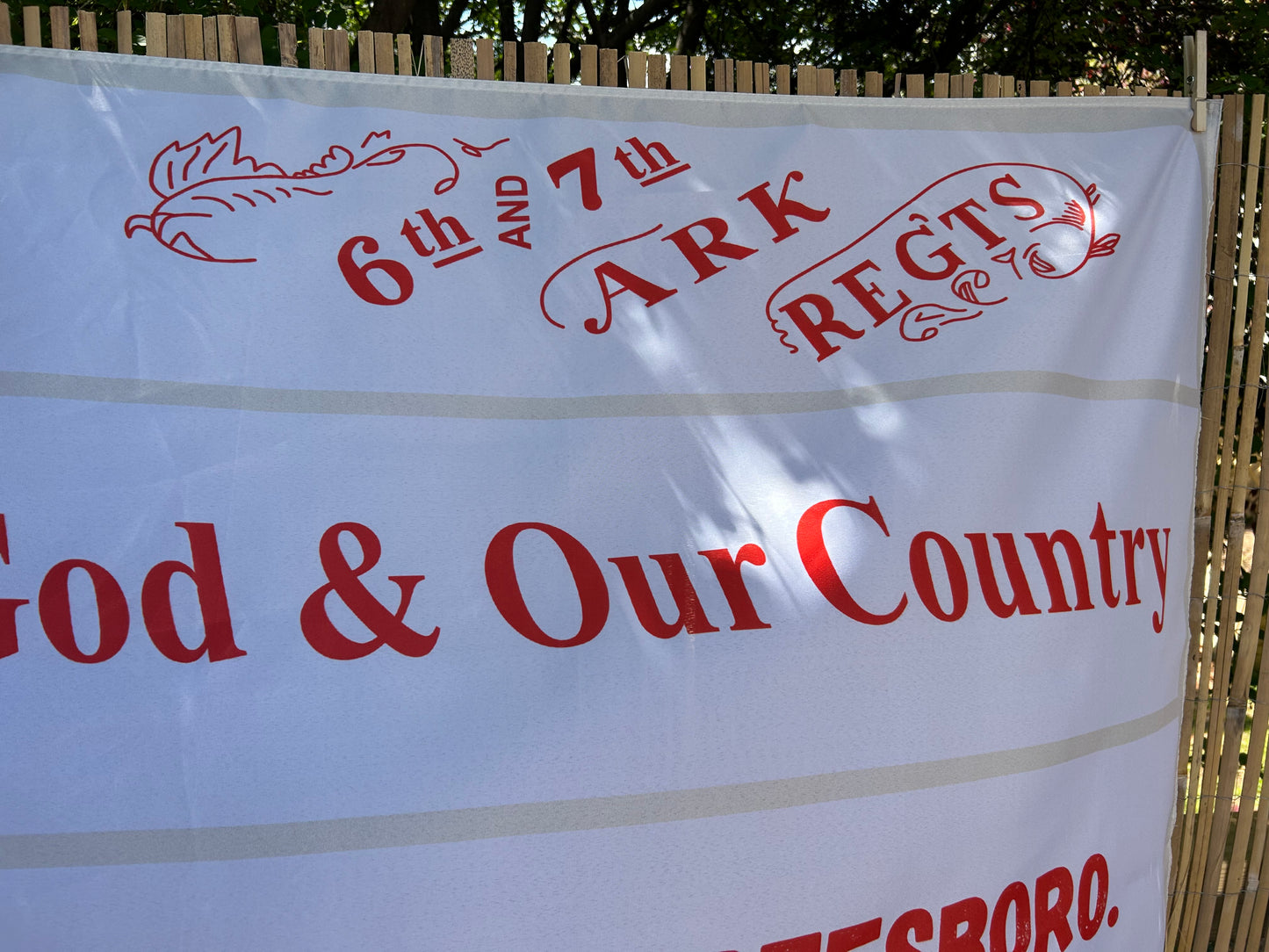 6th and 7th Arkansas 2nd National House Flag