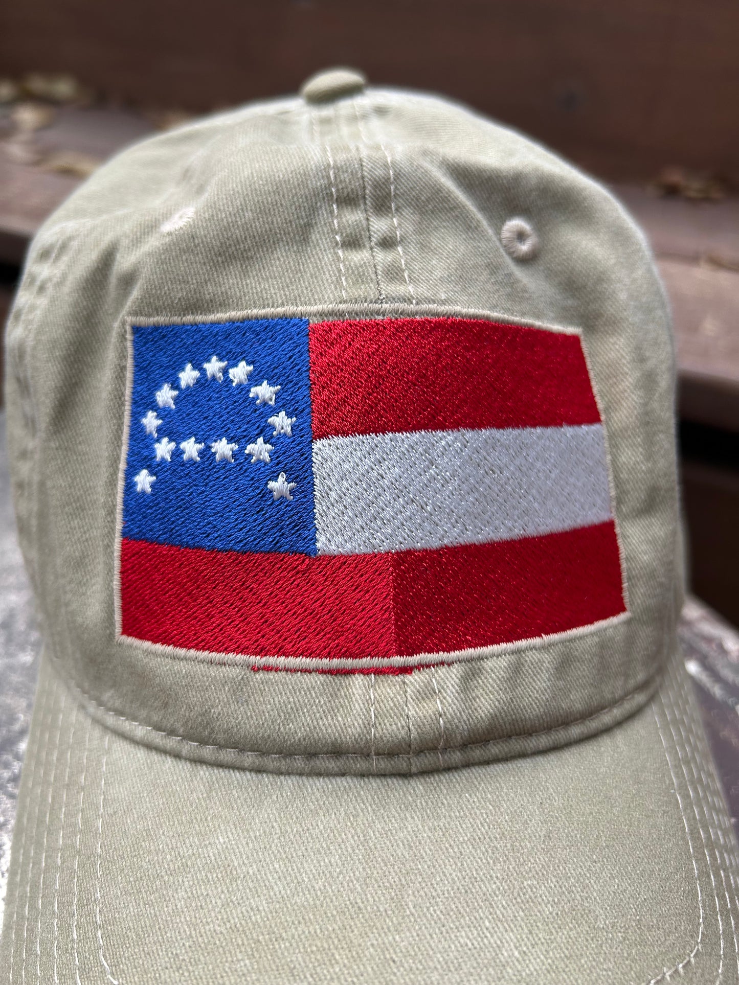 General Robert E. Lee's Headquarters Flag Cap - Close-Out - Embroidery Error