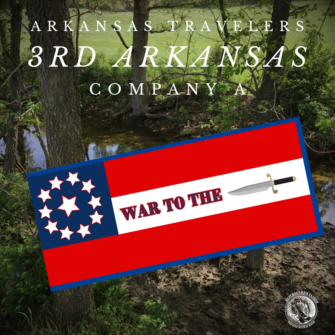 3rd Arkansas Infantry  - Arkansas Travelers 1st National Flag