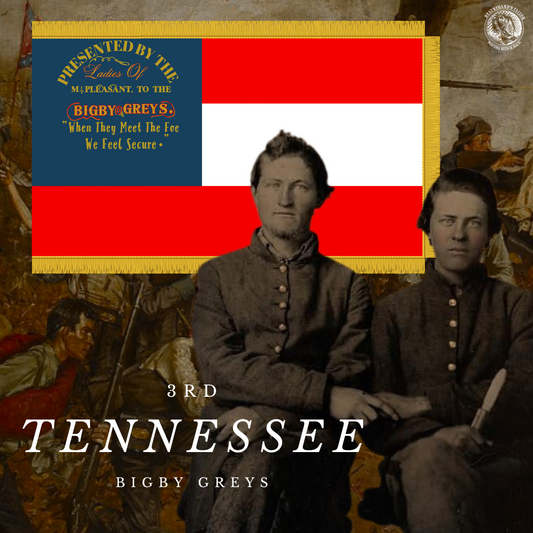 "Bigby Greys" 3rd Tennessee Infantry Flag