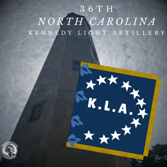 36th North Carolina - Company G - Kennedy Light Artillery Flag Stickers/Magnets