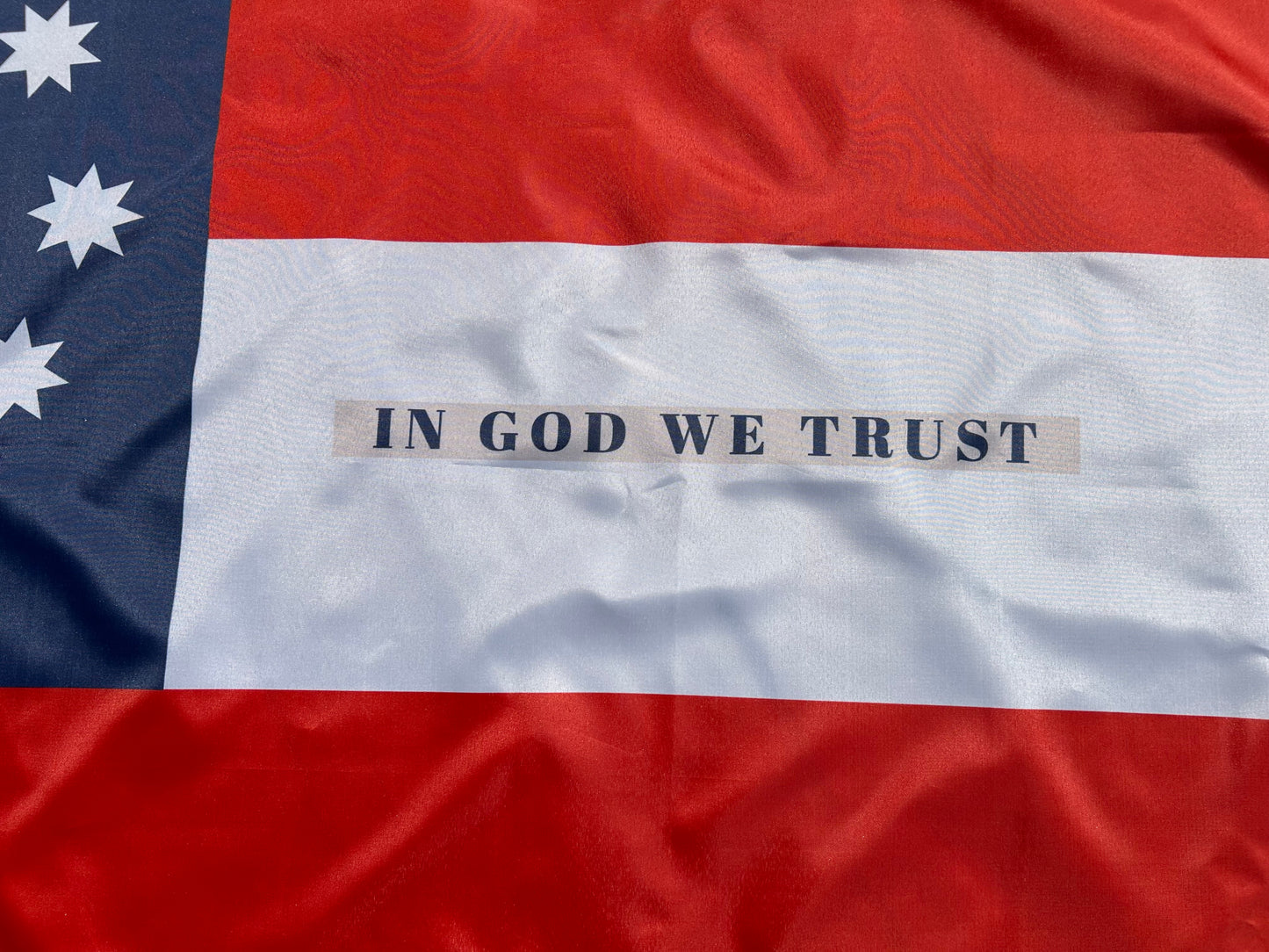 "In God We Trust" 37th Arkansas Flag
