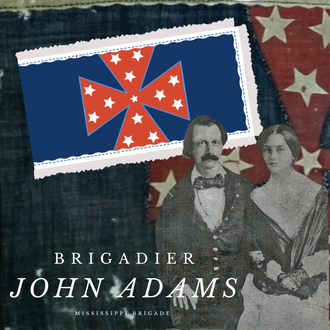 General John Adam's Brigade Flag Stickers/Magnet