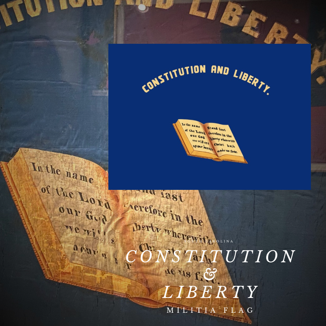 "Constitution and Liberty" South Carolina Flag Stickers