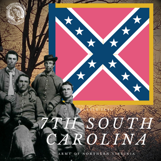 7th South Carolina "Silk Issue" Pink House Flag