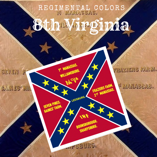 8th Virginia Infantry Flag Sticker